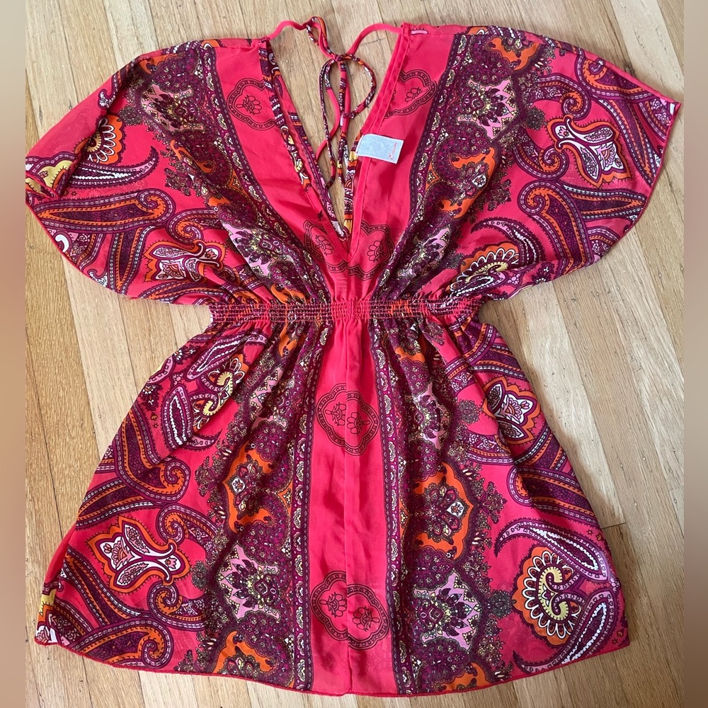 Estam S-M Boho Swim Cover Up